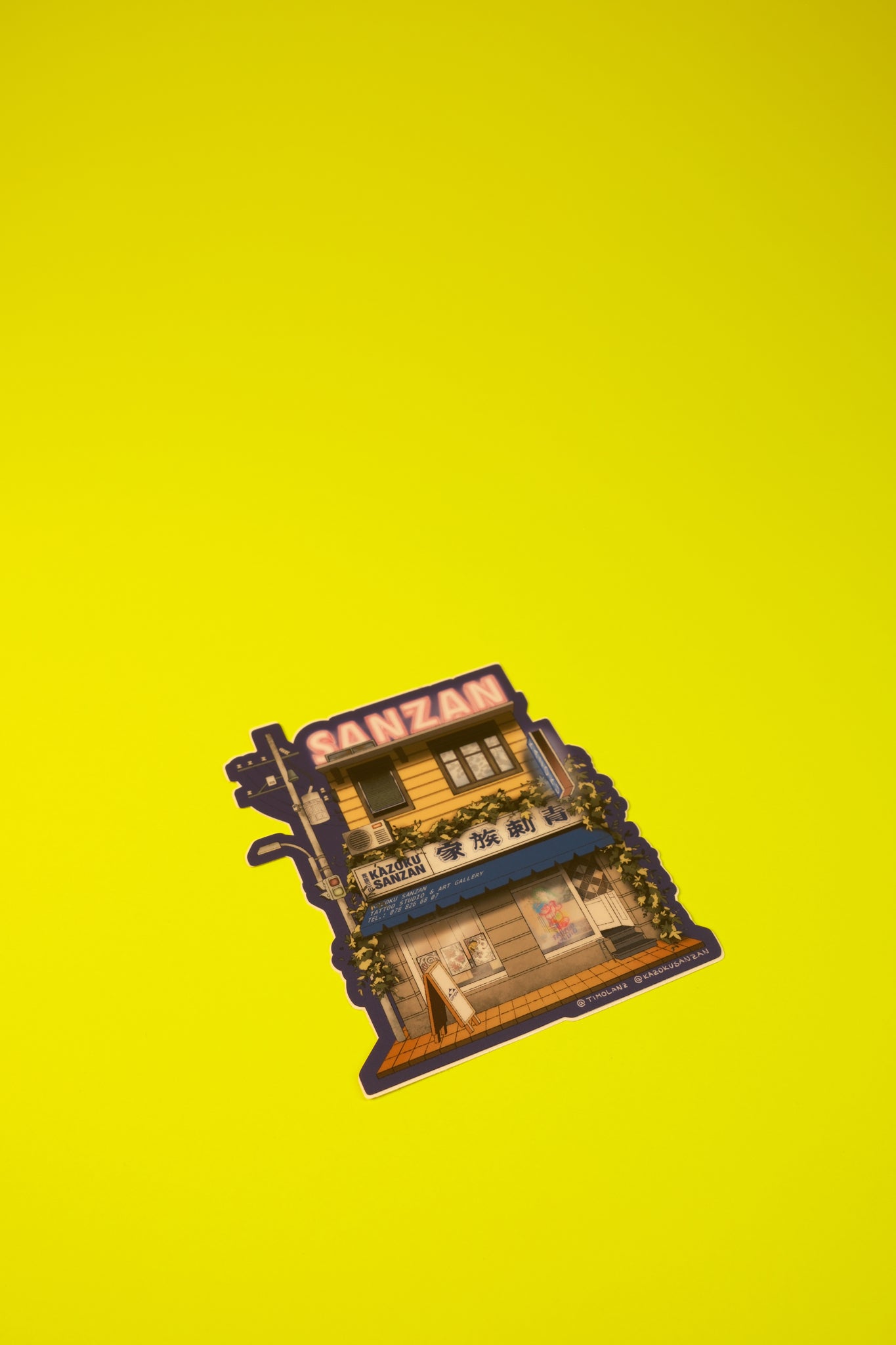 Kazoku Sanzan Sticker Set